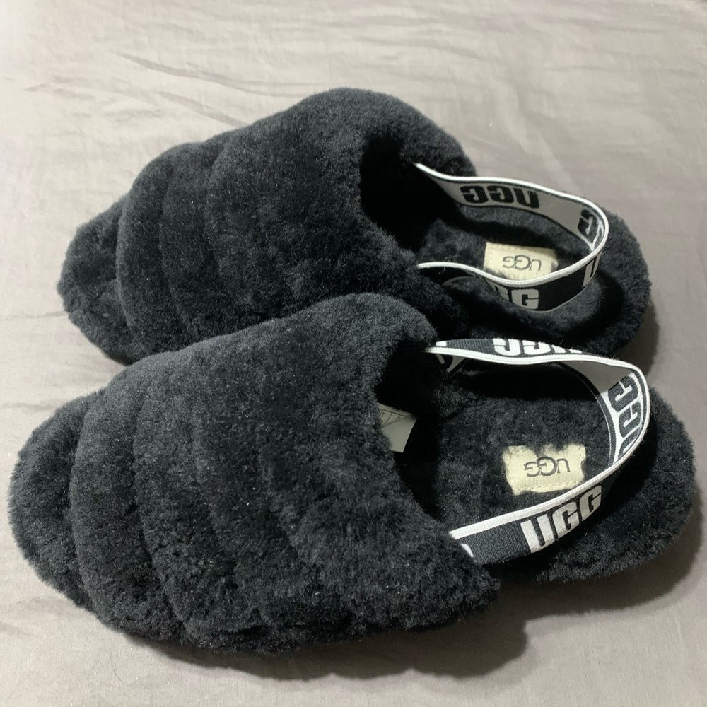 Ugg slippers worn inside a few times.